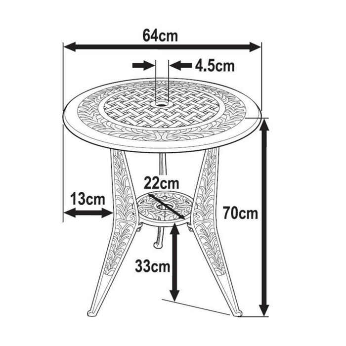 IVY Bistrotafel (2 personen)