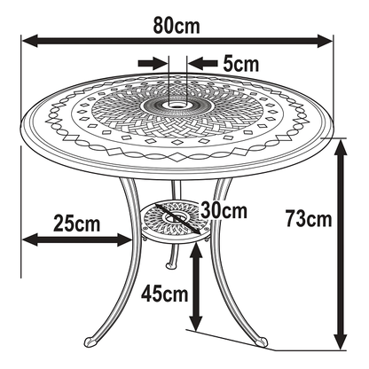 ANNA Tuintafel (4 personen)