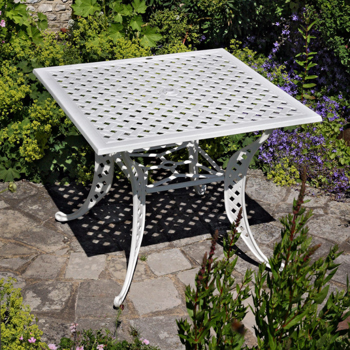 Wit LUCY 91cm Square Cast Aluminium Patio