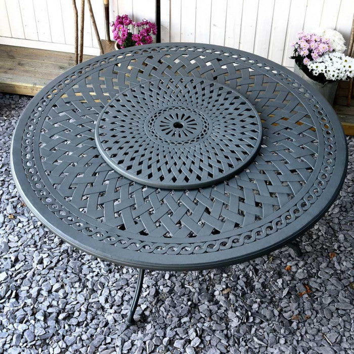 OLIVIA 180cm Round Cast Aluminium Patio