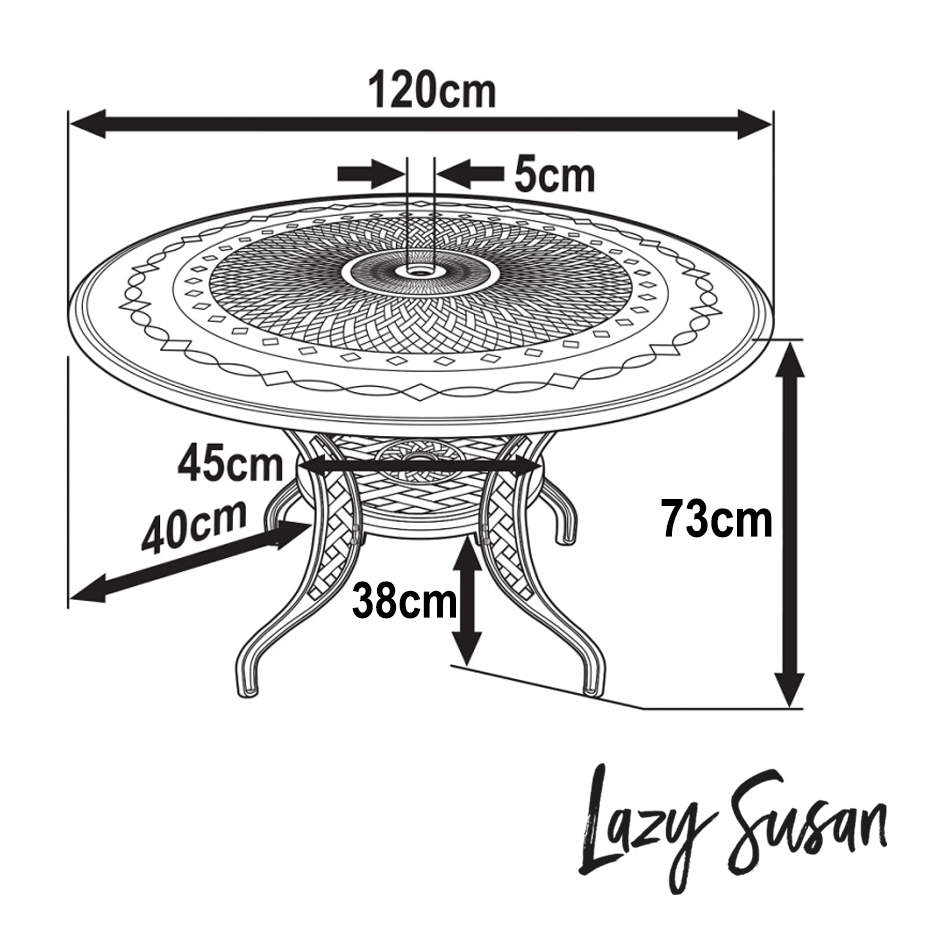 AMY Tuintafel (6 personen)