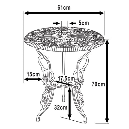 LONDON ROSE Tafel