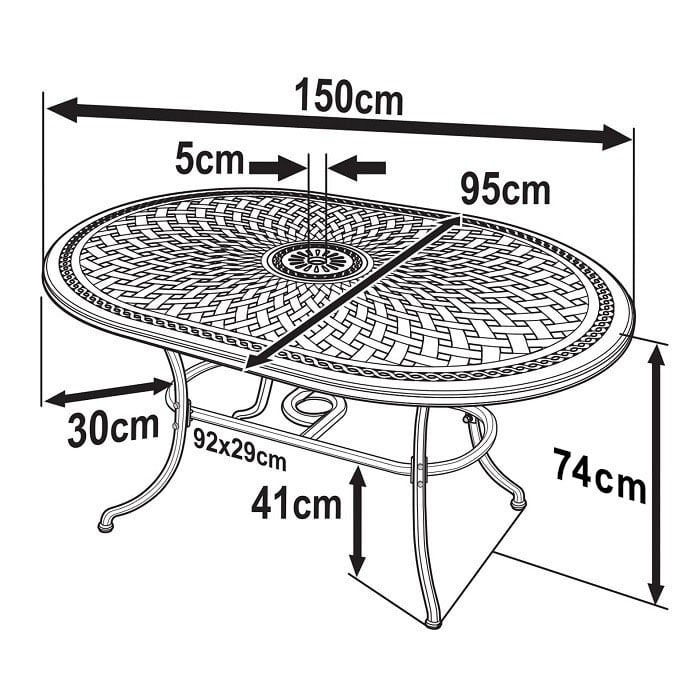 JUNE Tuintafel (4 personen)