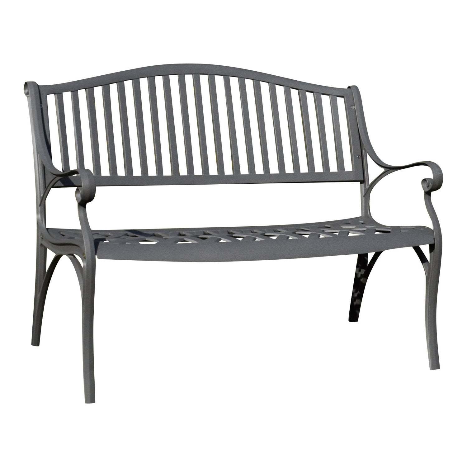 Rose aluminium two seater Bench