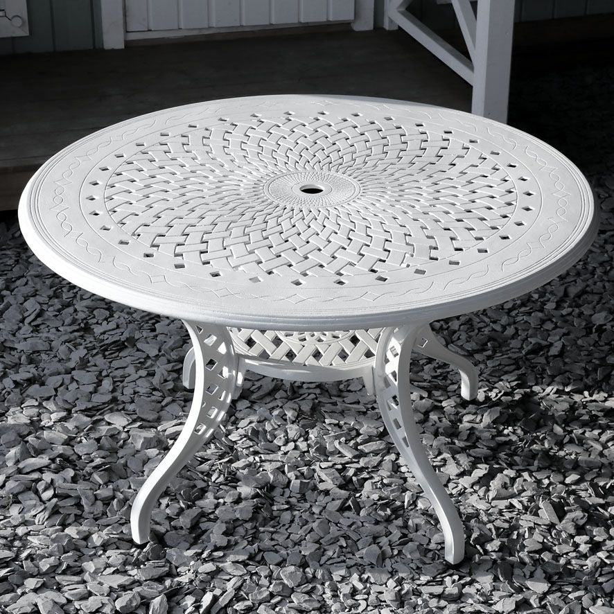 AMY 120 cm Ronde aluminium Tuintafel